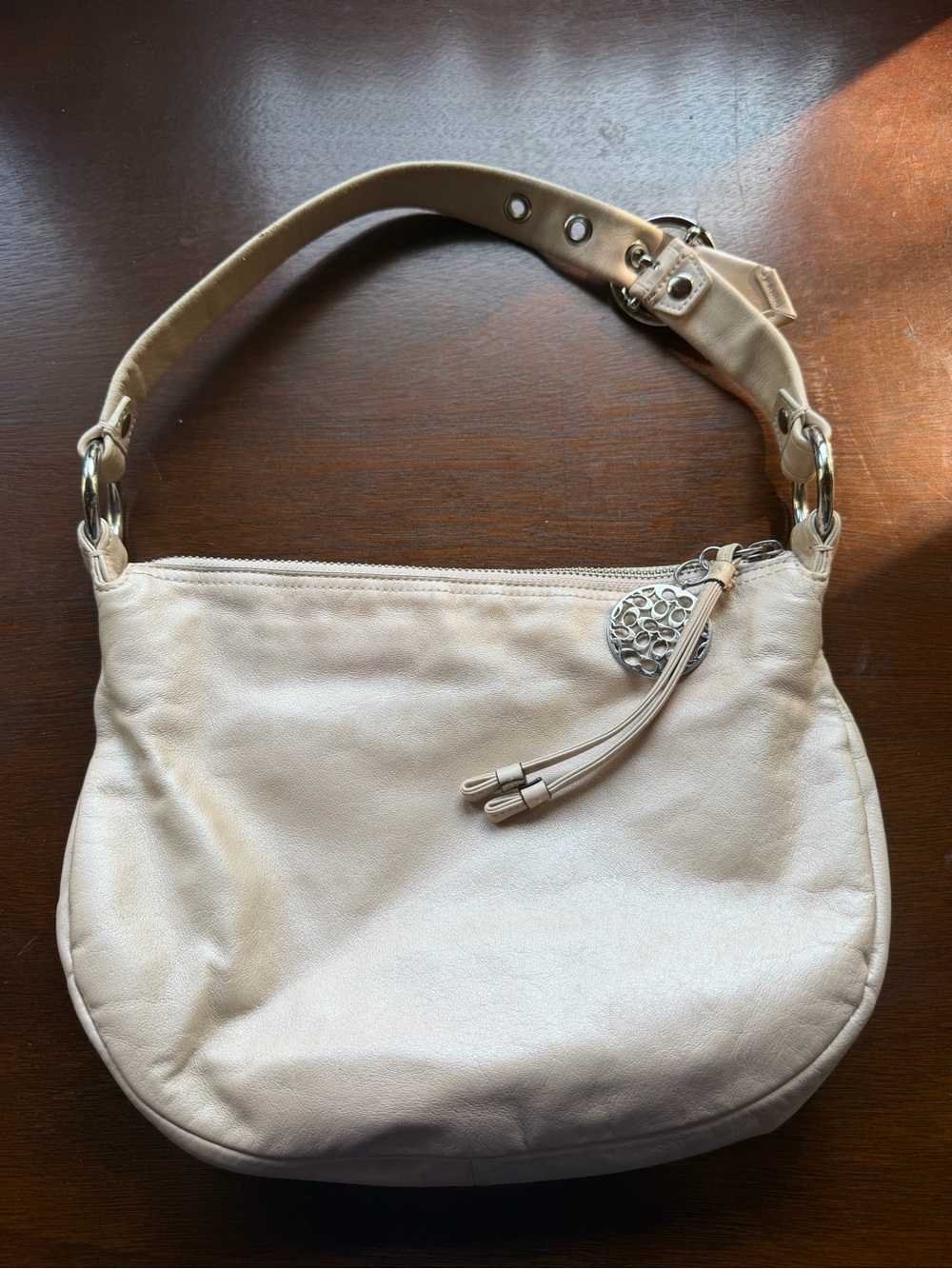 Vintage Coach Ali hobo shoulder bag pebbled leather shoulder bag